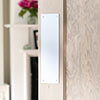 Standard Finger Plate in Gloss White 