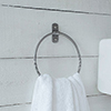 Pembroke Towel Ring in Polished