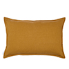 60cm Oxford Rectangular Cushion Cover in Ochre Waterford Linen