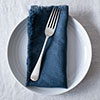 Set of 2 Napkins in Indigo Blue Waterford Linen