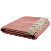 Nimbus Cashmere Throw in Coral