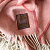 Nimbus Cashmere Throw in Coral