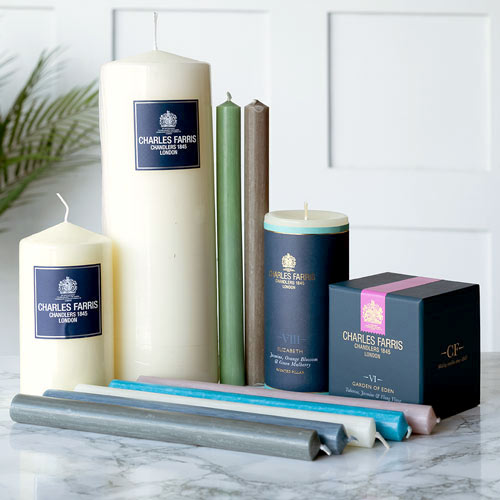 Charles Farris Pillar Candles