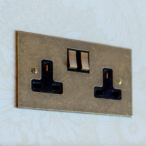 Handcrafted switches & sockets