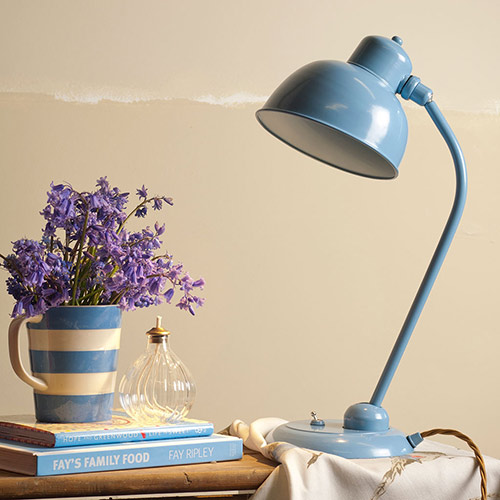 Newark Desk Lamp in blue