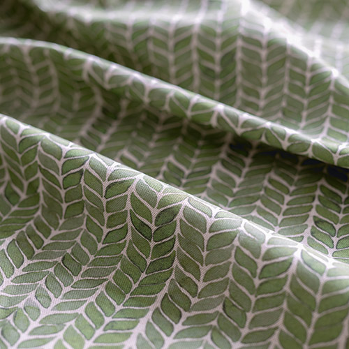 Fabrics in Greens