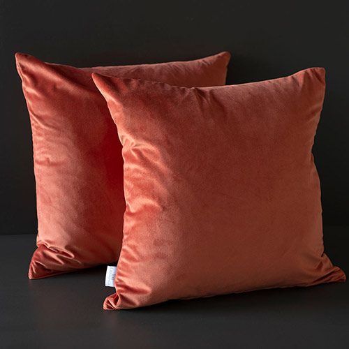 Hunstanton velvet cushions