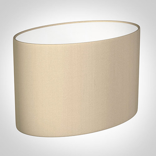 Oval deals silk lampshade