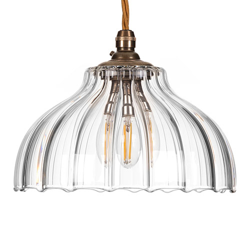 - Jim Lawrence - Octavia Fluted Pendant Light - Octavia Fluted Pendant ...