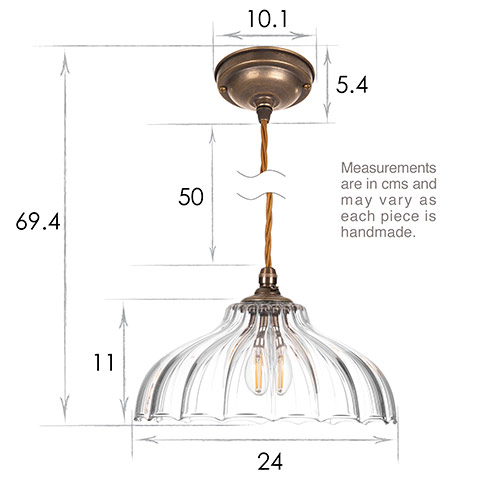 Product List - Jim Lawrence - Langley Fluted Pendant Light in Antiqued ...