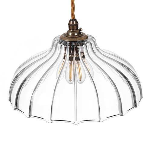 Product List - Jim Lawrence - Langley Fluted Pendant Light in Antiqued ...