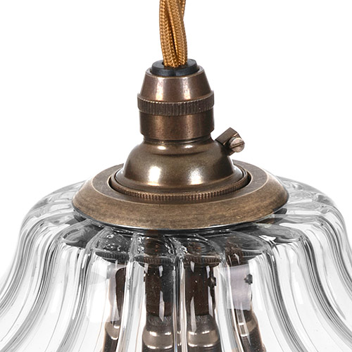 Product List - Jim Lawrence - Langley Fluted Pendant Light in Antiqued ...