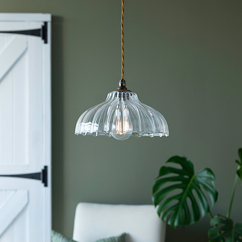 Product List - Jim Lawrence - Langley Fluted Pendant Light in Antiqued ...