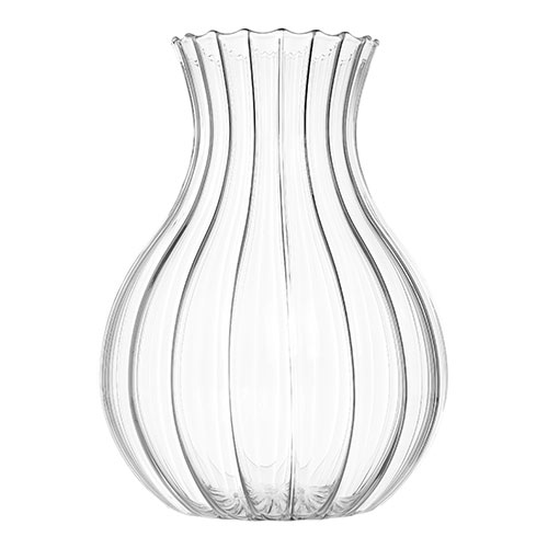 Glassware - Jim Lawrence - Caversham Fluted Glass Vase - Fluted Glass ...