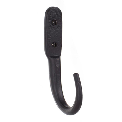 Product List - Jim Lawrence - 13cm Barn Wall Hook in Matt Black - 13cm ...