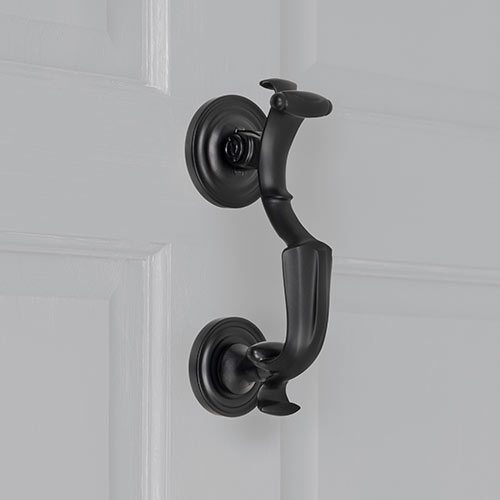 Doctor's Door Knocker in Matt Black