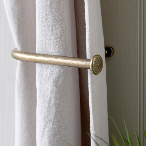 Handcrafted curtain holdbacks