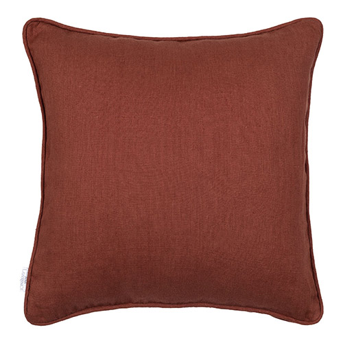 Cushion cover in Paprika Waterford Linen