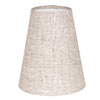 French Cone Candle Clip Shade in Natural Isabelle Linen