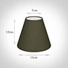 15cm Pendant Empire Shade in Laurel Satin