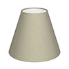 15cm Empire Shade in Pale Smoke Satin