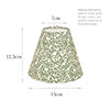 15cm Pendant Empire Shade in Rich Green Spring Leaf