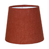 13cm French Drum Shade in Paprika Waterford Linen