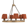 Waterford Pendant Light in Antiqued Brass