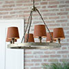 Waterford Pendant Light in Antiqued Brass