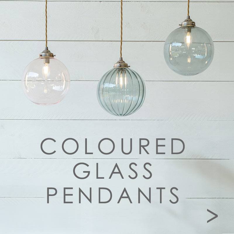 Coloured Glass Pendant Lights