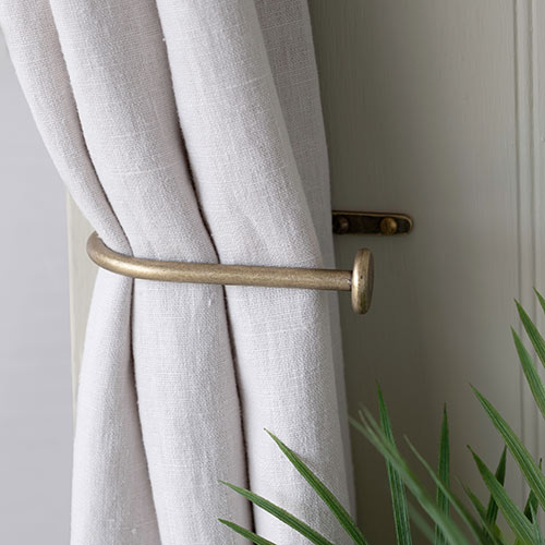 Curtain Holdbacks in brass 