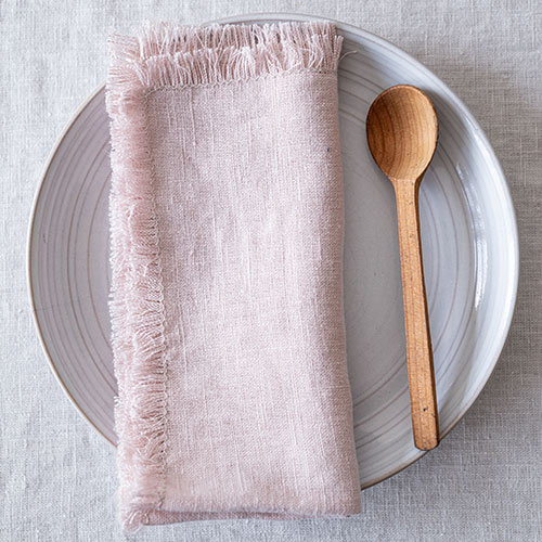 Napkins in Vintage Pink Waterford Linen