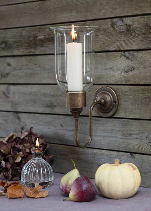 Hurricane Candle Sconce & Samworth