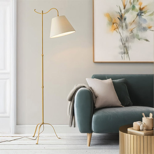 Nayland Adjustable Reading Lamp in Old Gold