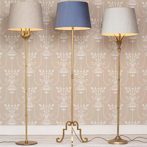 Floor Lamps in old gold