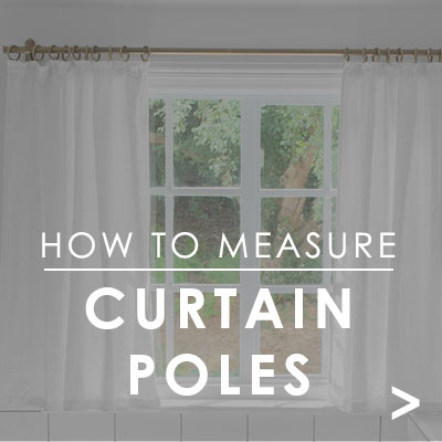 How to measure for a curtain pole