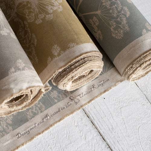 Cow Parsley fabric rolls